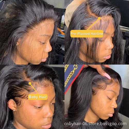 30 Inch 13X6 HD Lace Frontal Wig,HD 4X4 5X5 Closure Wig,100% Human Hair Natural Black Water Wave Brazilian Human Hair Wig
